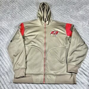 Reebok On Field Apparel Jacket Tampa Bay Buccaneers Pockets‎ Embroidered Hoodie